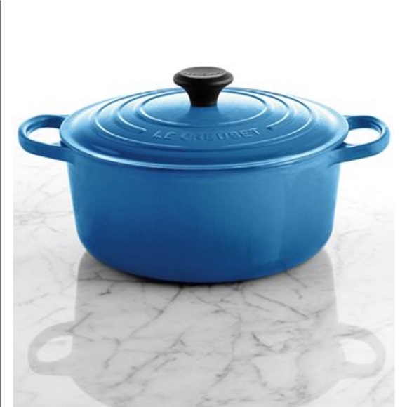 Le Creuset #26 5.5qt new blue - Picture 2 of 11